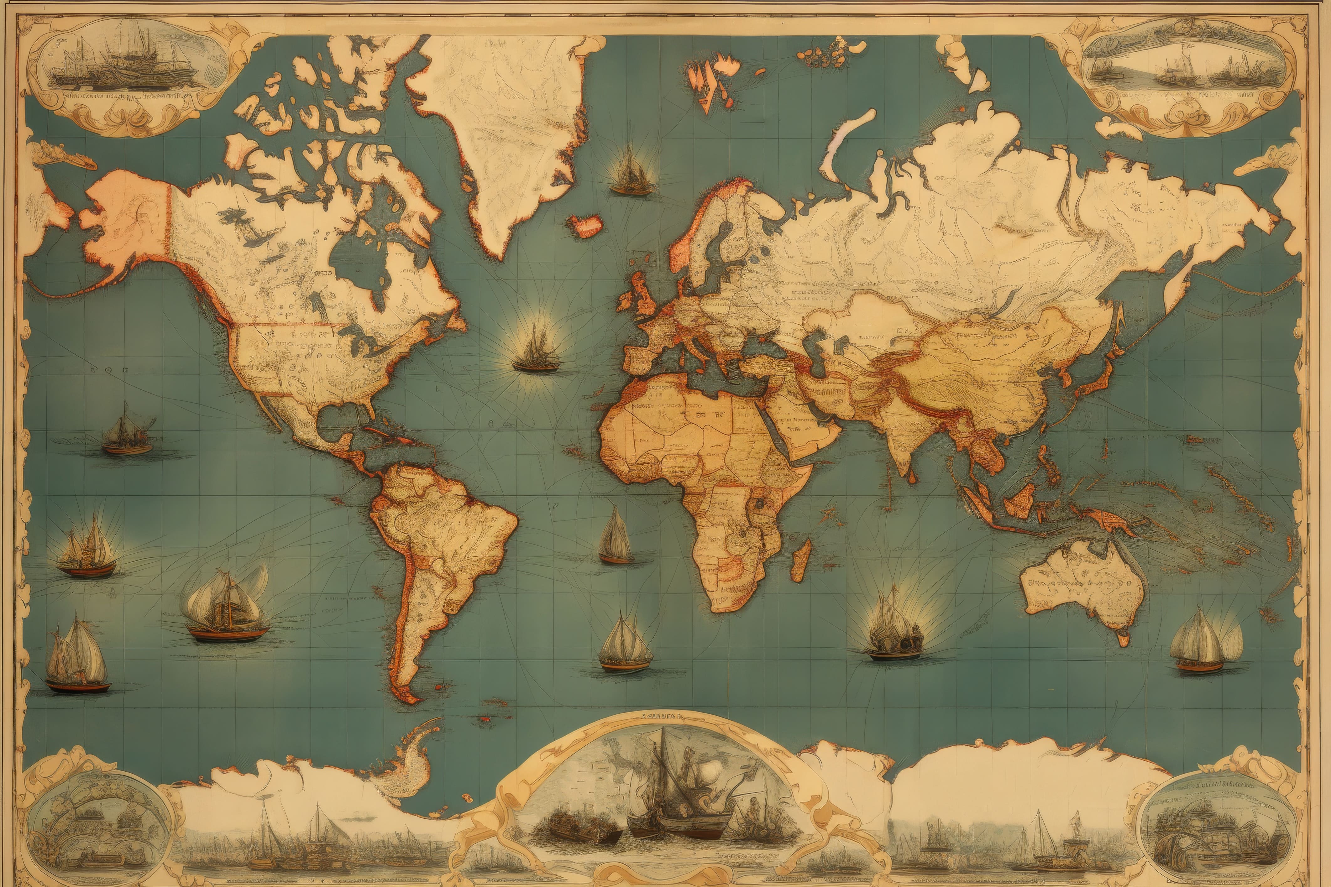 Vintage  World Map 2