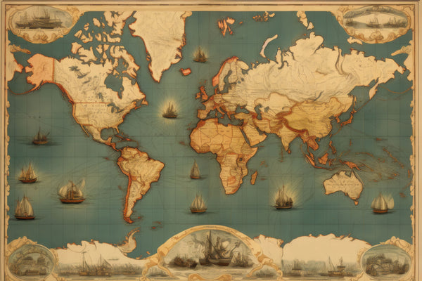 Vintage  World Map 2