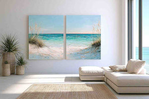 Golden Balance 2 Piece Art Set