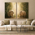 Blush Coastline 2 Piece Art Set