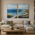 Emerald Cliff View 2 Piece Art Set