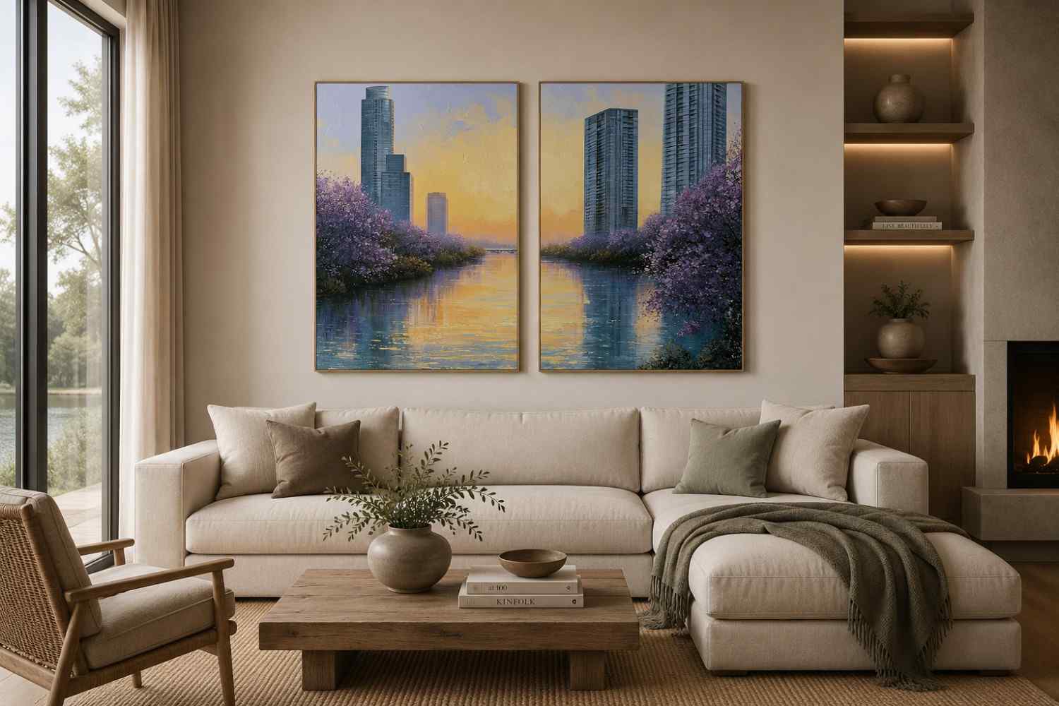 Eucalyptus Embrace 2 Piece Art Set