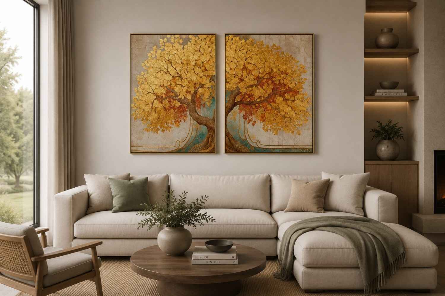 Vineyard Morning 2 Piece Art Set