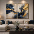 2 Piece Abstract Wall Art