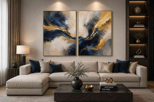 2 Piece Abstract Wall Art