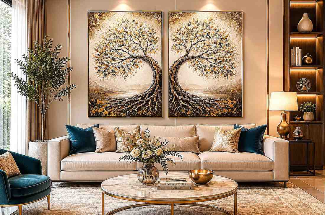 Tree of Life  Diptych
