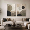 Silent Geometry 2 Piece Art Set