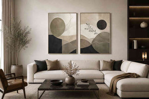 Silent Geometry 2 Piece Art Set