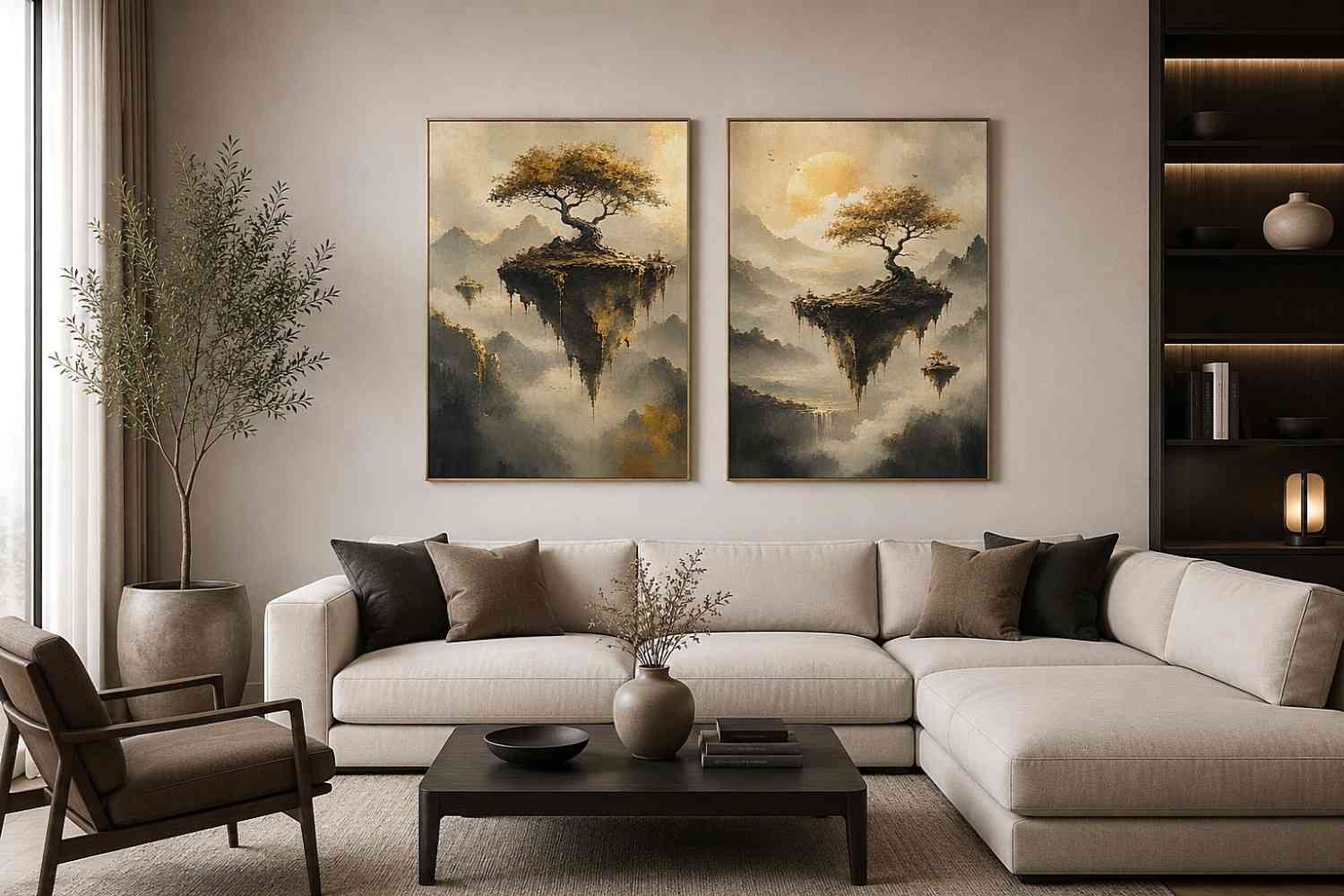 Floating Serenity 2 Piece Art Set