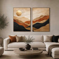 Desert Sun Drift 2 Piece Art Set