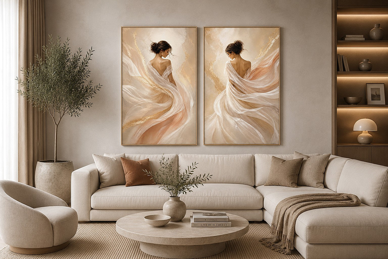 Ethereal Grace 2 Piece Art Set