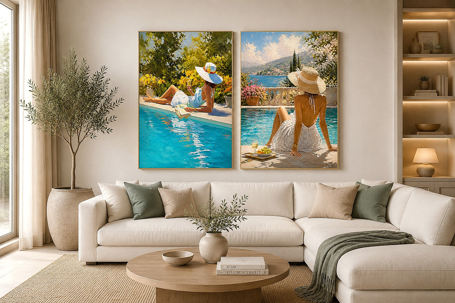 Riviera Leisure 2 Piece Art Set