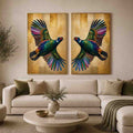 Emerald Wings 2 Piece Art Set