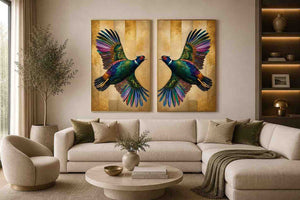 Emerald Wings 2 Piece Art Set