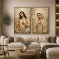 Divine Floral Serenity 2 Piece Art Set