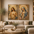 Celestial Sacred Bloom 2 Piece Art Set