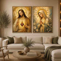 Heavenly Sacred Light 2 Piece Art Set