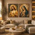 Sacred Emerald Grace 2 Piece Art Set