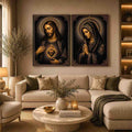 Midnight Sacred Devotion 2 Piece Art Set