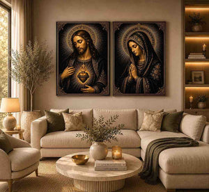 Midnight Sacred Devotion 2 Piece Art Set