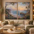 Coastal Arch Serenity 2 Piece Art Set