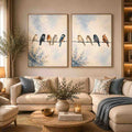 Whispers on the Wire 2 Piece Art Set
