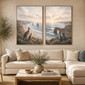 Wild Coast Watchers 2 Piece Art Set