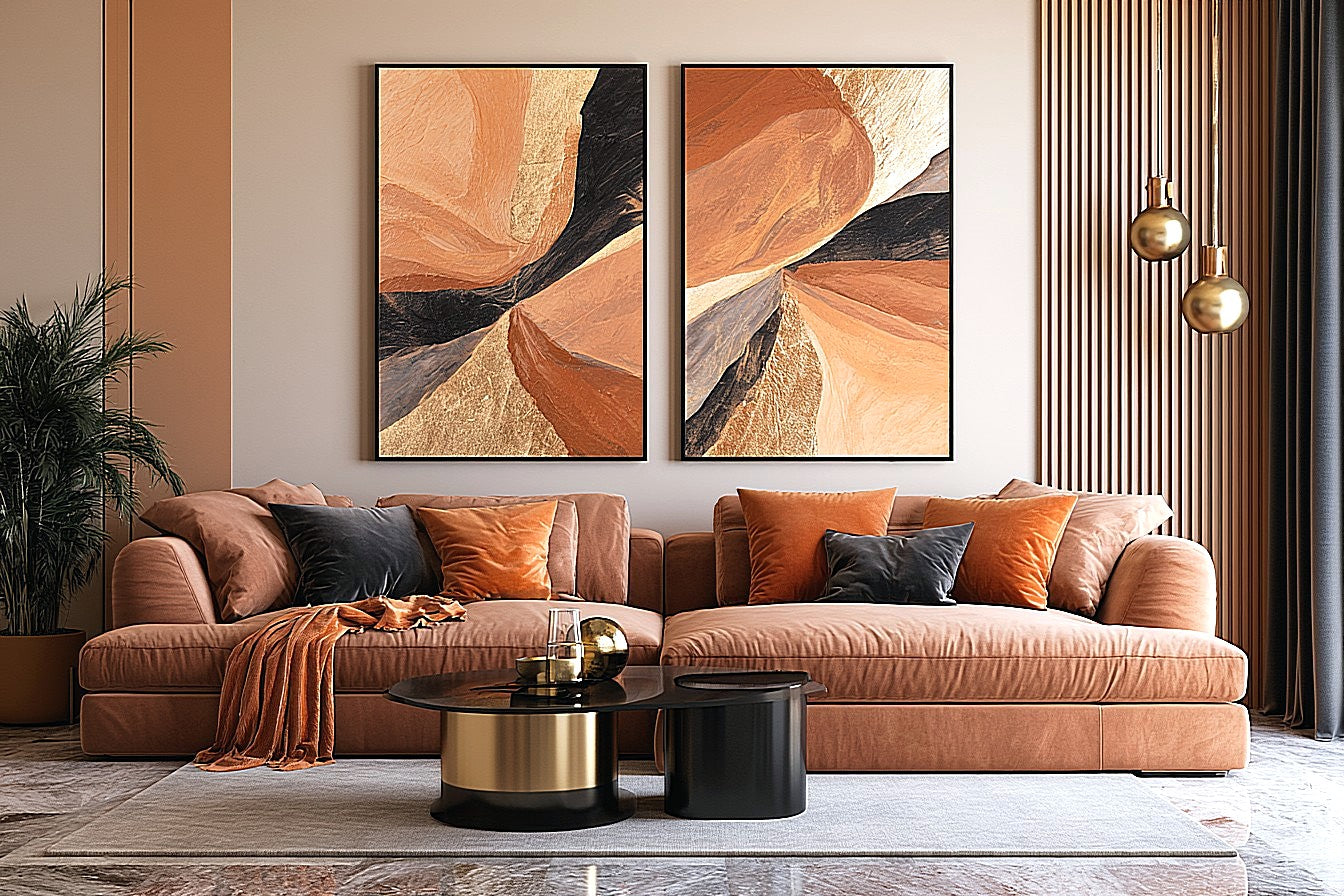 Desert Fold 2 Piece Art Set