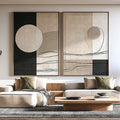 Quiet Orbit 2 Piece Art Set
