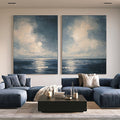 Moonlit Ocean 2 Piece Art Set