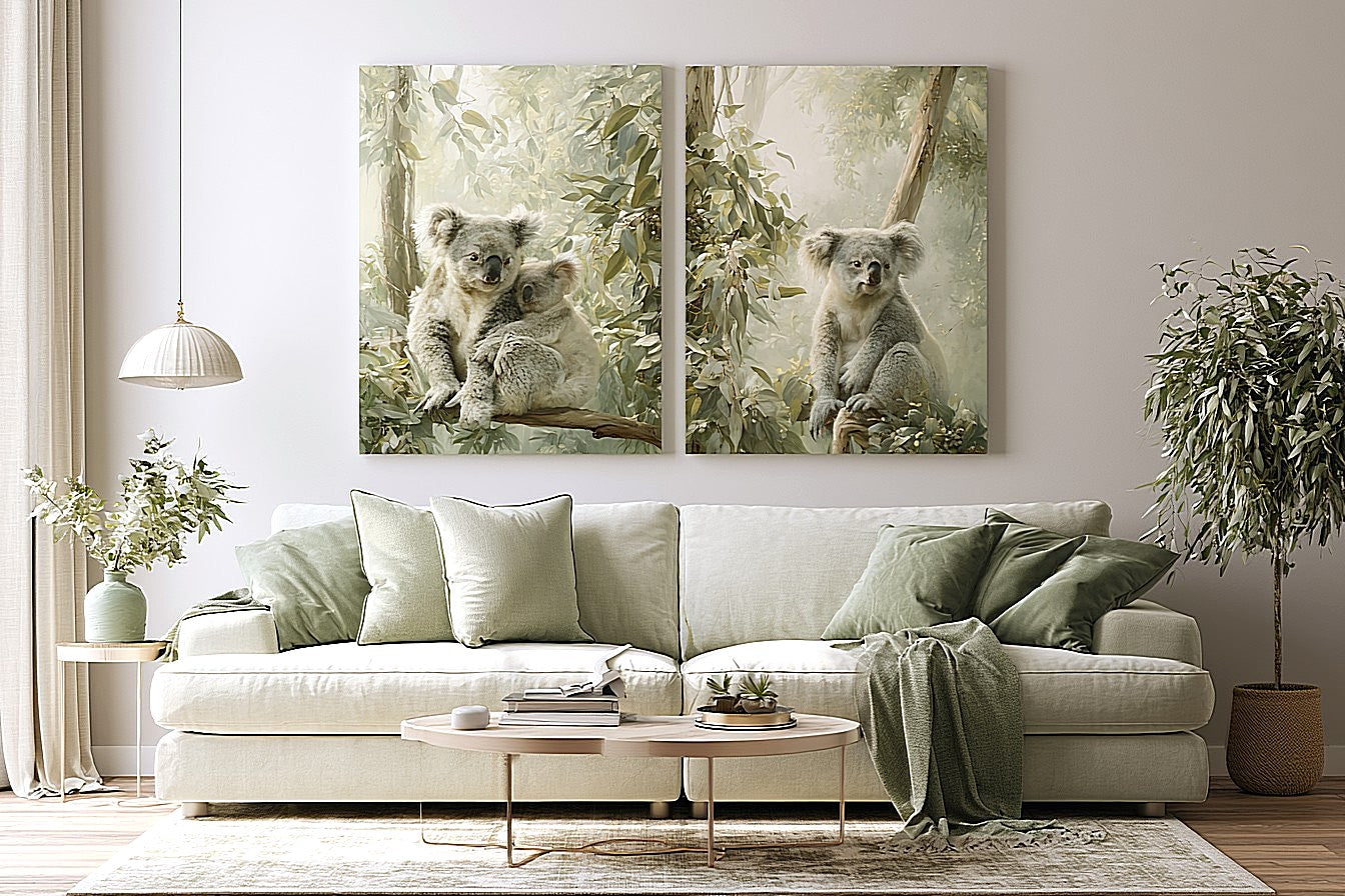 Eucalyptus Embrace 2 Piece Art Set