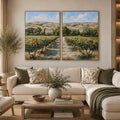 Vineyard Morning 2 Piece Art Set