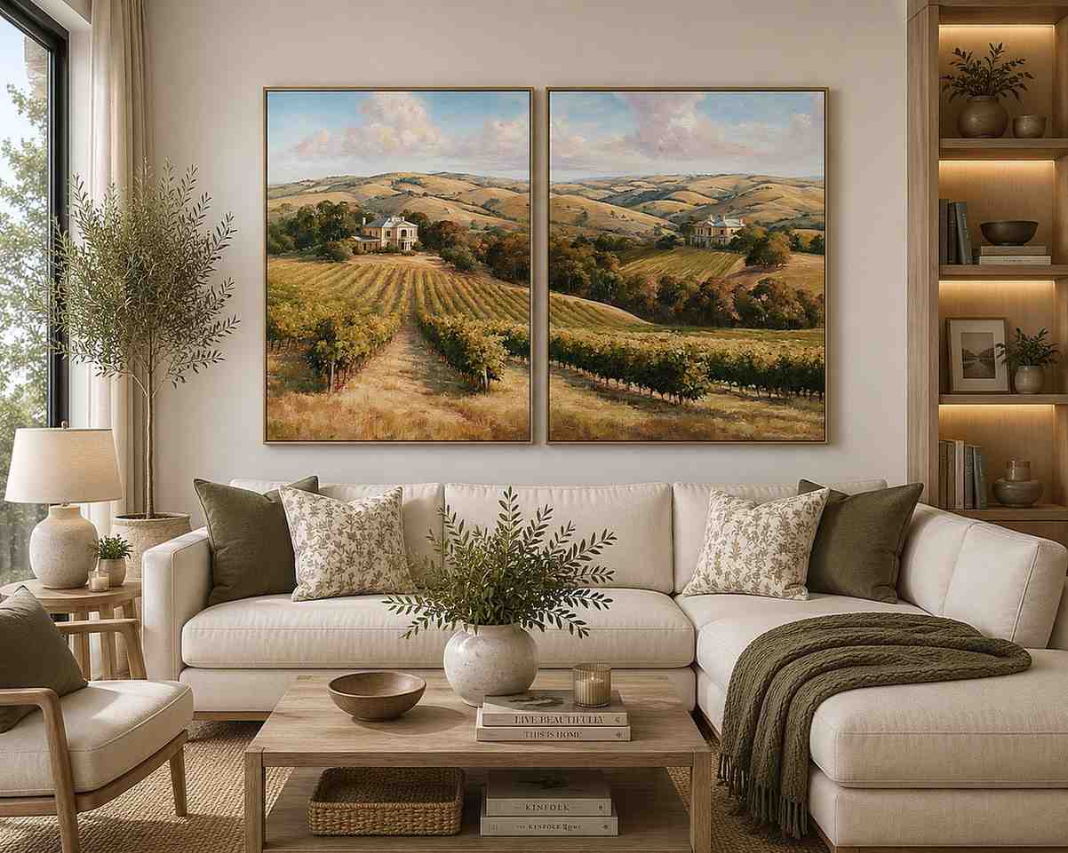 Golden Estate 2 Piece Art Set
