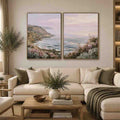 Crimson Jazz 2 Piece Art Set