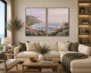 Crimson Jazz 2 Piece Art Set