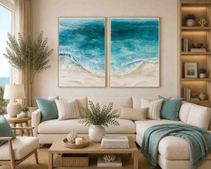 Quiet Shoreline 2 Piece Art Set