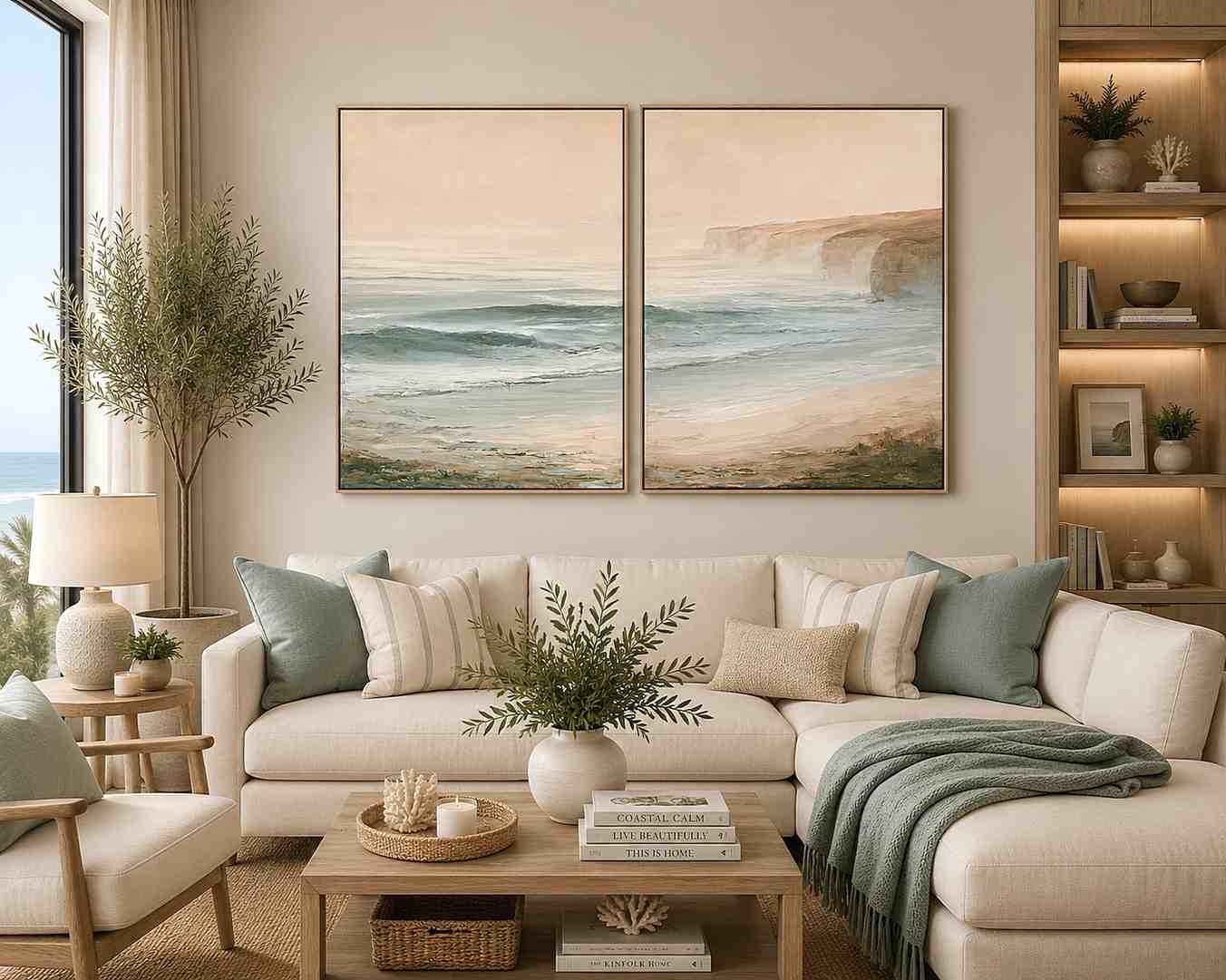 Radiant Sacred Peace 2 Piece Art Set