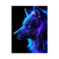 ain cosmic wolf canvas art modern living room
