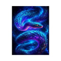   galaxy serpent modern canvas art
