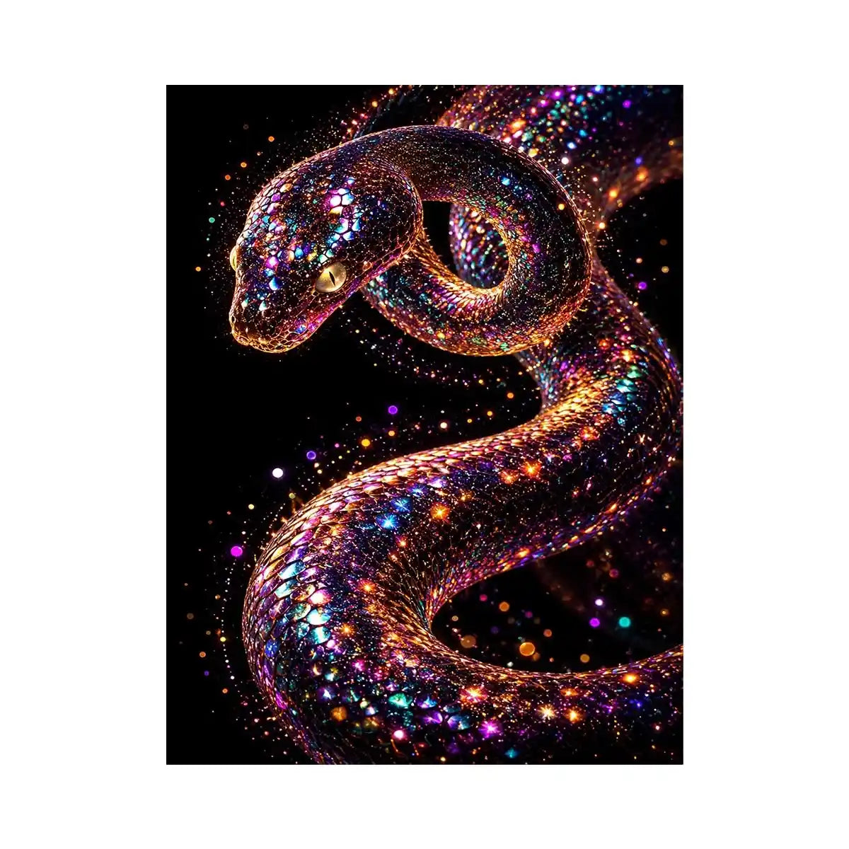   surreal snake canvas luxury interior