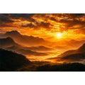   radiant peaks canvas art