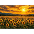   golden bloom valley canvas art