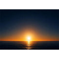   dark ocean sunset canvas art