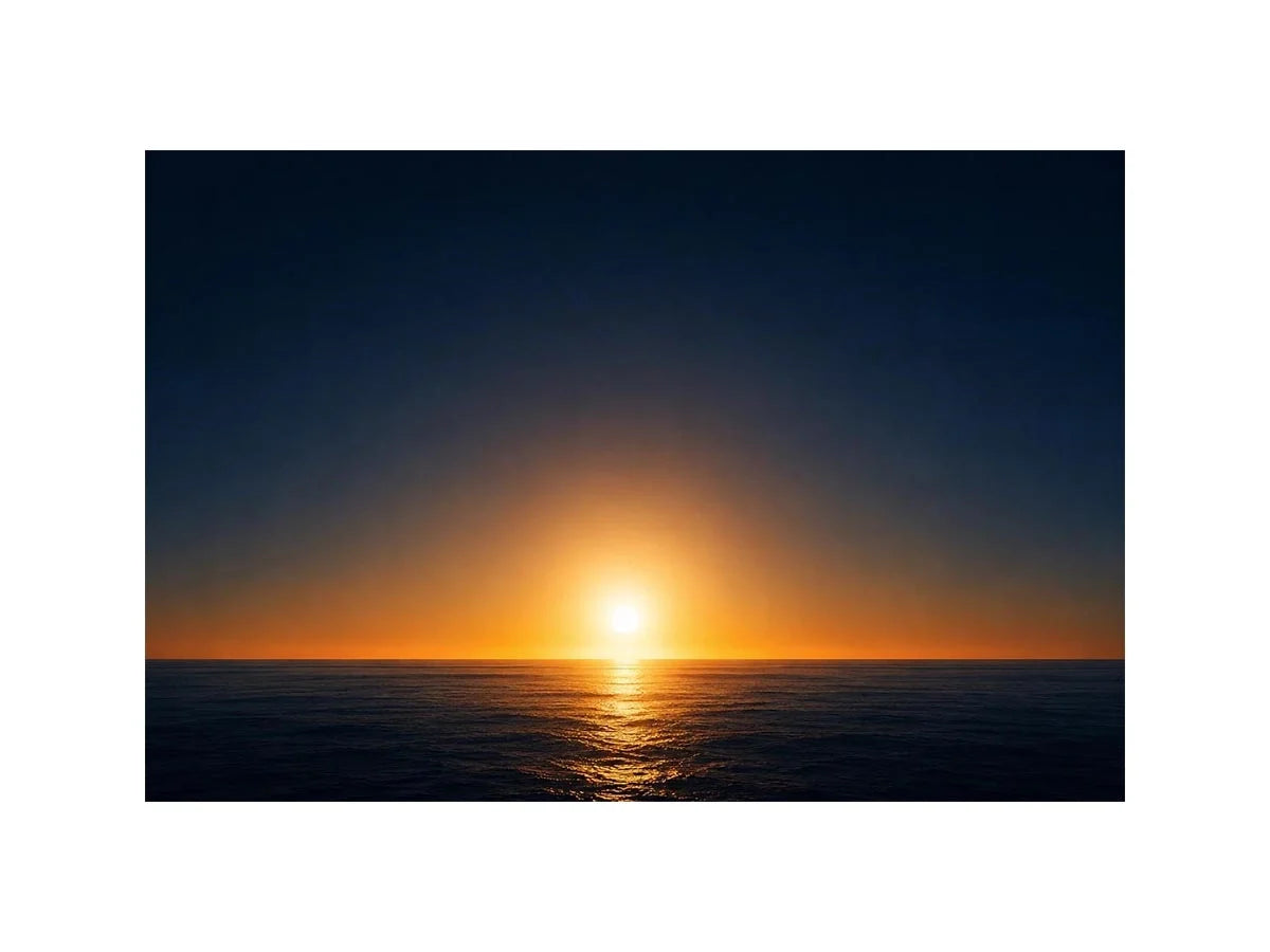   dark ocean sunset canvas art