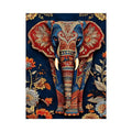   ornate elephant canvas art entryway
