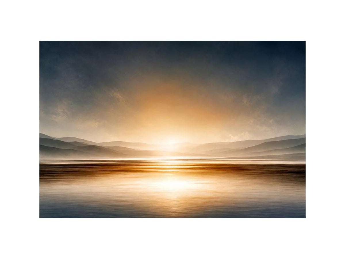   neutral shoreline minimal canvas art