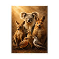   australian animal nursery canvas art