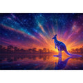   cosmic kangaroo canvas print