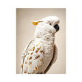   white cockatoo canvas print
