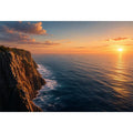   coastal cliff ocean canvas print living room